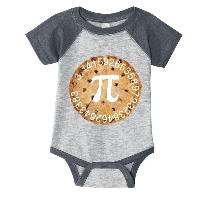 Pi Day Apple Pie 3.14 Cool Numbers Infant Baby Jersey Bodysuit