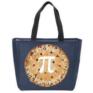 Pi Day Apple Pie 3.14 Cool Numbers Zip Tote Bag