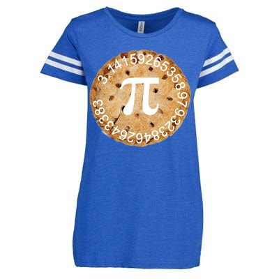 Pi Day Apple Pie 3.14 Cool Numbers Enza Ladies Jersey Football T-Shirt