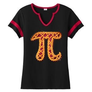 Pi Day Delicious Pie Ladies Halftime Notch Neck Tee