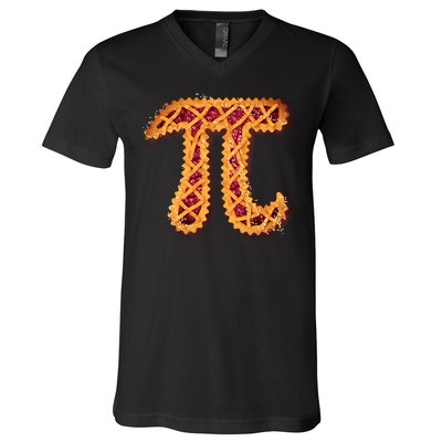 Pi Day Delicious Pie V-Neck T-Shirt