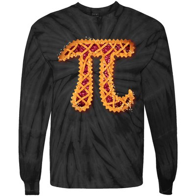 Pi Day Delicious Pie Tie-Dye Long Sleeve Shirt
