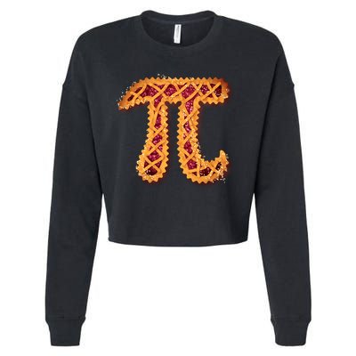 Pi Day Delicious Pie Cropped Pullover Crew