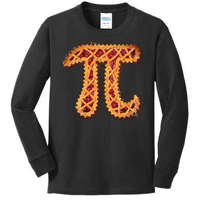 Pi Day Delicious Pie Kids Long Sleeve Shirt