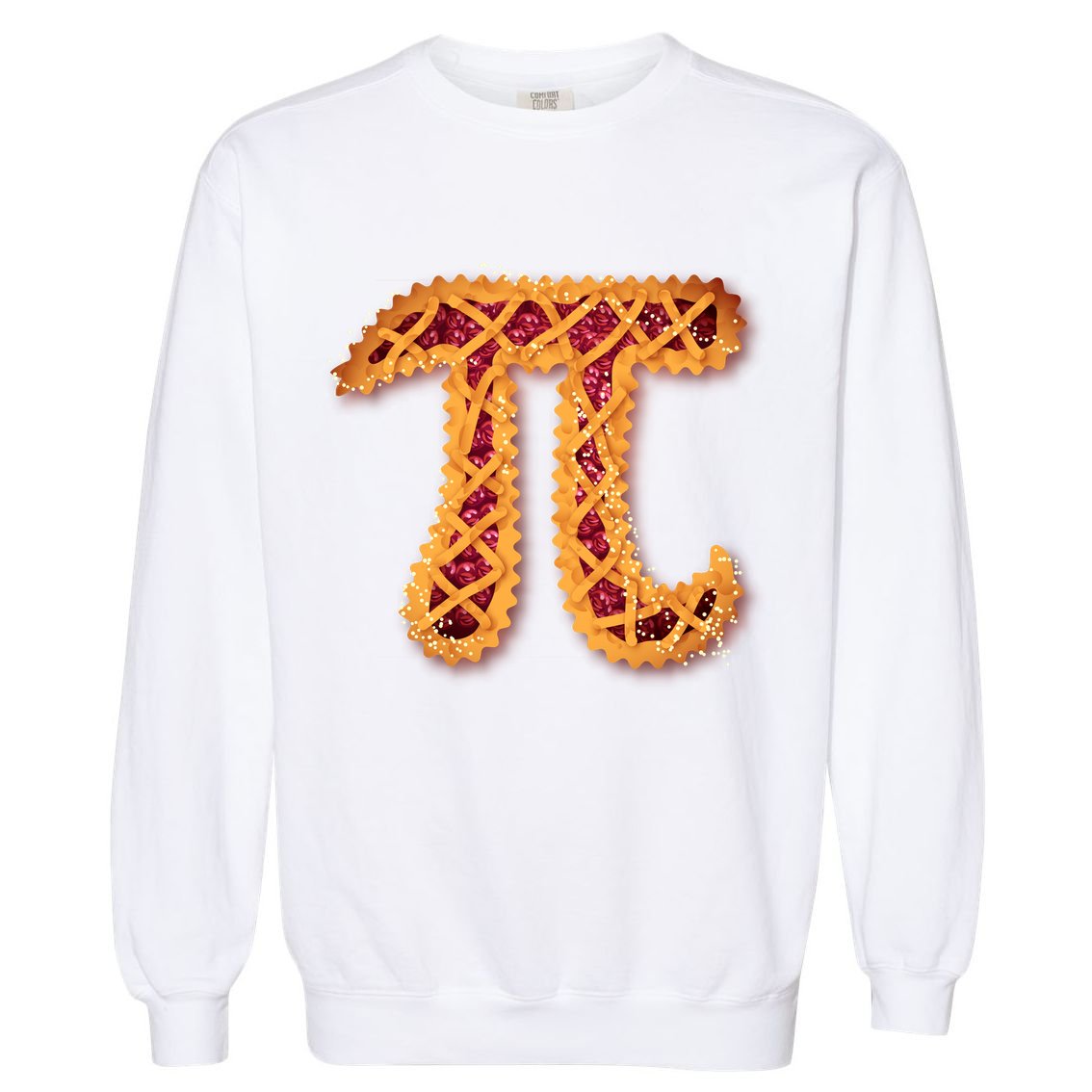 Pi Day Delicious Pie Garment-Dyed Sweatshirt