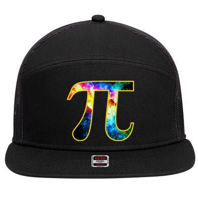 Pi Day Galaxy 3.14 7 Panel Mesh Trucker Snapback Hat