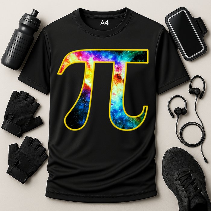 Pi Day Galaxy 3.14 Cooling Performance Crew T-Shirt