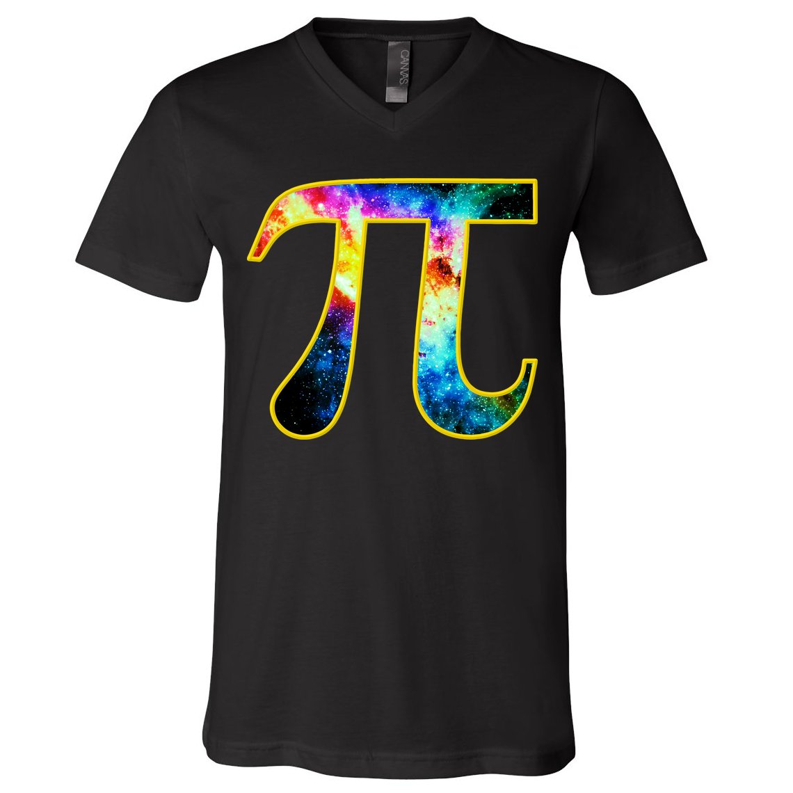 Pi Day Galaxy 3.14 V-Neck T-Shirt