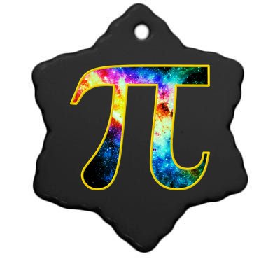 Pi Day Galaxy 3.14 Ceramic Star Ornament