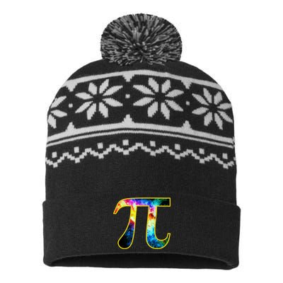 Pi Day Galaxy 3.14 USA-Made Snowflake Beanie