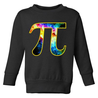 Pi Day Galaxy 3.14 Toddler Sweatshirt