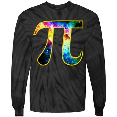 Pi Day Galaxy 3.14 Tie-Dye Long Sleeve Shirt