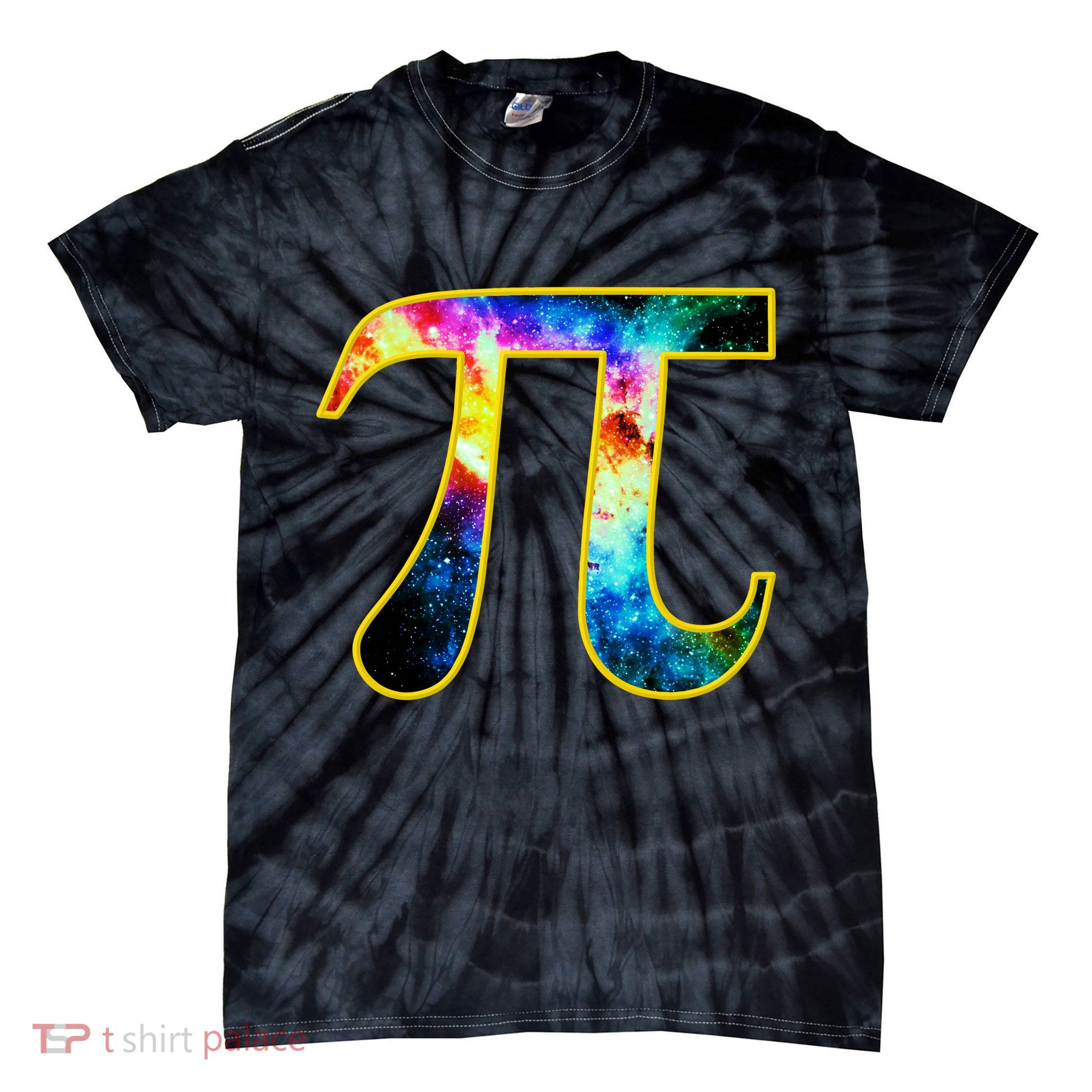 Pi Day Galaxy 3.14 Tie-Dye T-Shirt