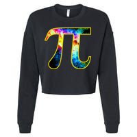 Pi Day Galaxy 3.14 Cropped Pullover Crew