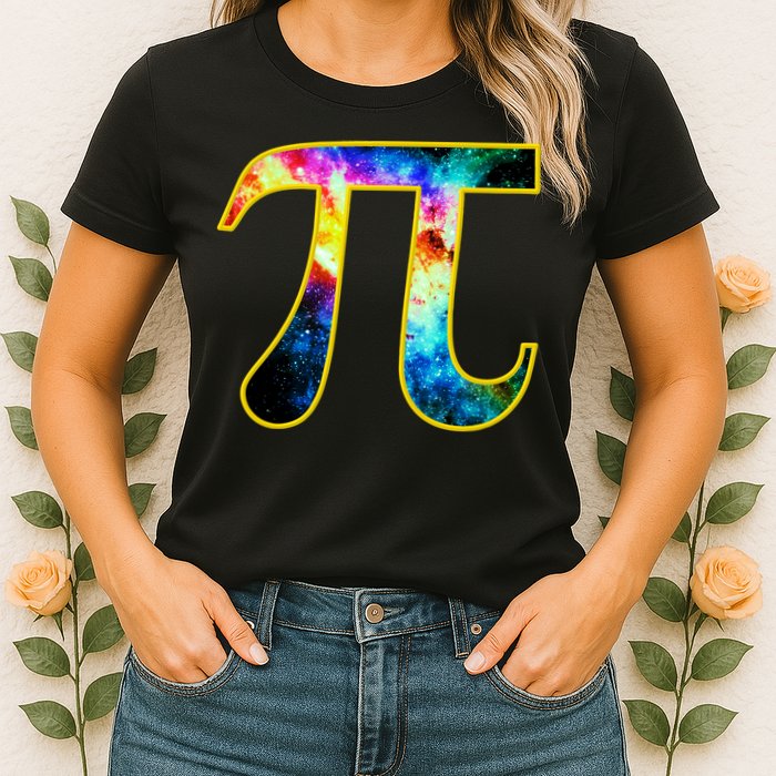 Pi Day Galaxy 3.14 Womens T-Shirt