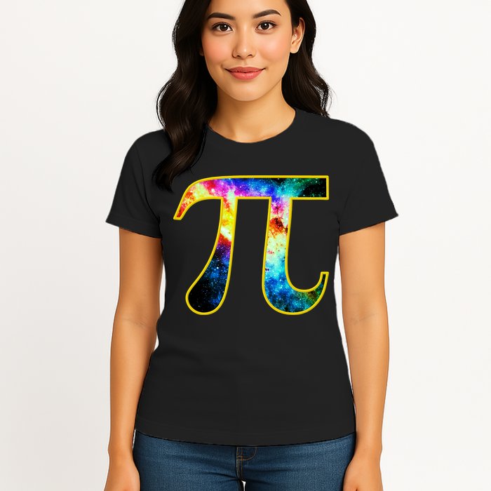 Pi Day Galaxy 3.14 Womens T-Shirt