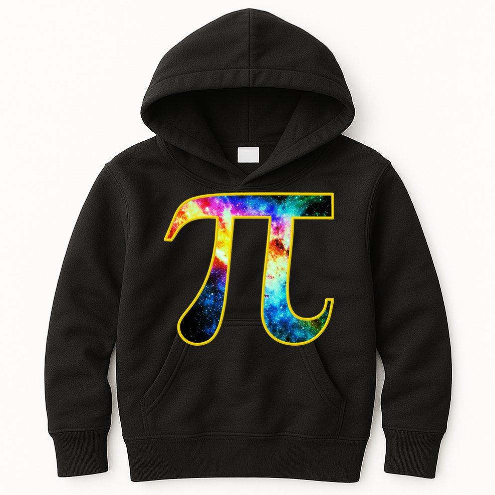 Pi Day Galaxy 3.14 Kids Hoodie