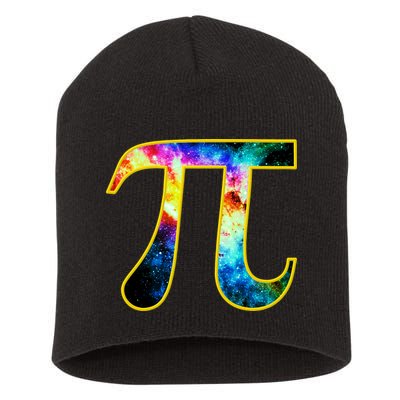 Pi Day Galaxy 3.14 Short Acrylic Beanie