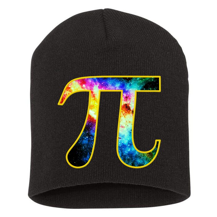 Pi Day Galaxy 3.14 Short Acrylic Beanie