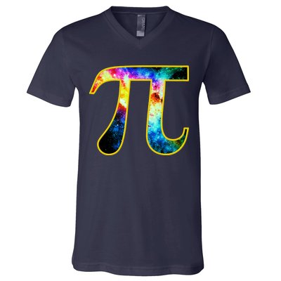 Pi Day Galaxy 3.14 V-Neck T-Shirt