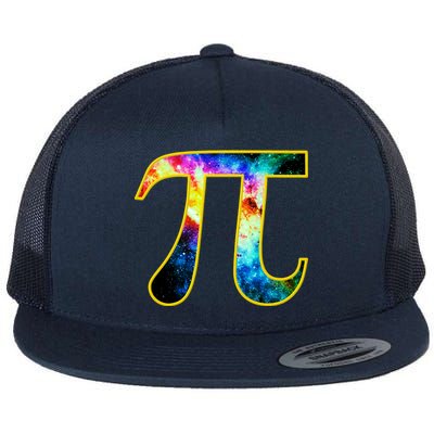 Pi Day Galaxy 3.14 Flat Bill Trucker Hat