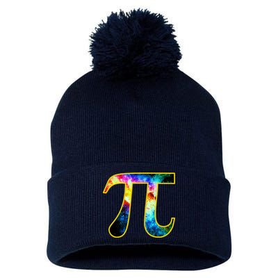 Pi Day Galaxy 3.14 Pom Pom 12in Knit Beanie