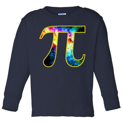 Pi Day Galaxy 3.14 Toddler Long Sleeve Shirt