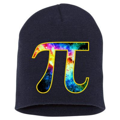 Pi Day Galaxy 3.14 Short Acrylic Beanie