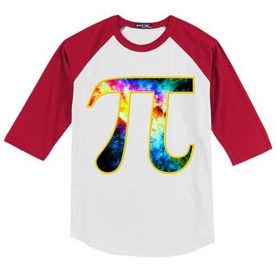 Pi Day Galaxy 3.14 Kids Colorblock Raglan Jersey