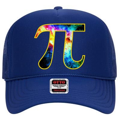 Pi Day Galaxy 3.14 High Crown Mesh Back Trucker Hat