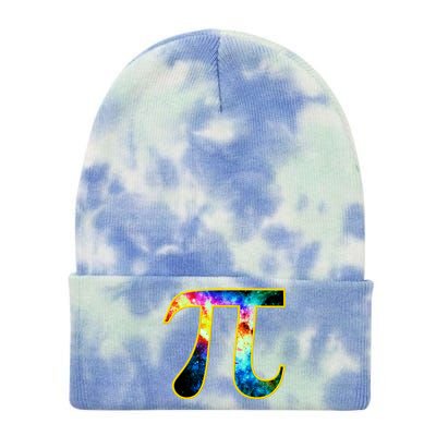 Pi Day Galaxy 3.14 Tie Dye 12in Knit Beanie