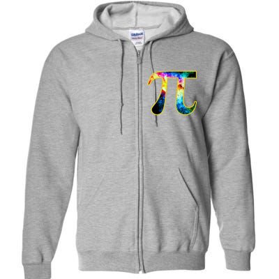 Pi Day Galaxy 3.14 Full Zip Hoodie