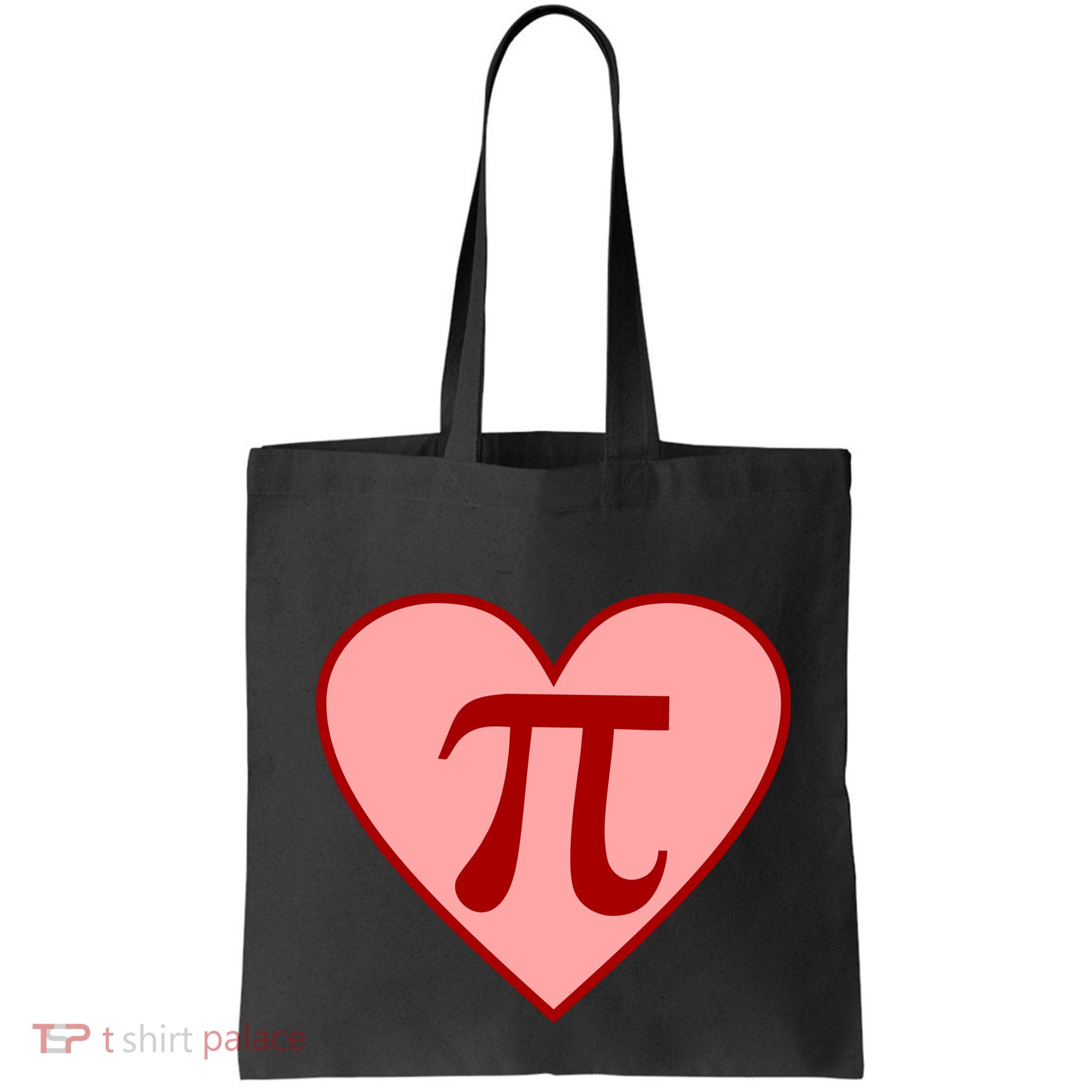 Pi Day Heart Love 3.14 Math Geek March 14th Bag