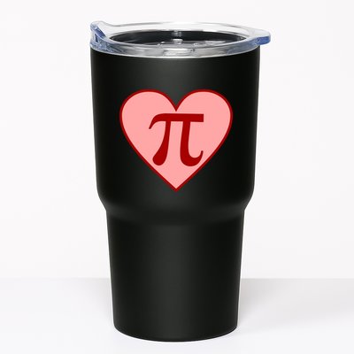 Pi Day Heart Love 3.14 Math Geek March 14th Tumbler