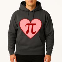 Pi Day Heart Love 3.14 Math Geek March 14th Hoodie