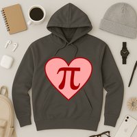 Pi Day Heart Love 3.14 Math Geek March 14th Hoodie