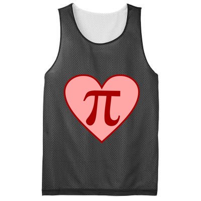 Pi Day Heart Love 3.14 Math Geek March 14th Mesh Reversible Basketball Jersey Tank