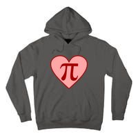 Pi Day Heart Love 3.14 Math Geek March 14th Tall Hoodie