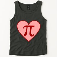 Pi Day Heart Love 3.14 Math Geek March 14th Tank Top