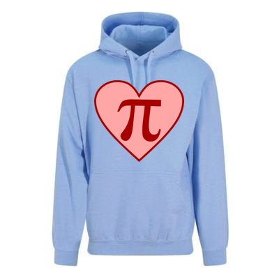 Pi Day Heart Love 3.14 Math Geek March 14th Unisex Surf Hoodie