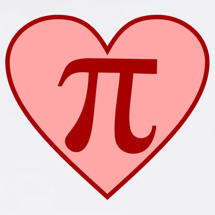 Pi Day Heart Love 3.14 Math Geek March 14th Garment-Dyed Sweatshirt