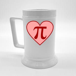 Pi Day Heart Love 3.14 Math Geek March 14th Beer Stein