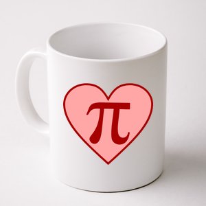 Pi Day Heart Love 3.14 Math Geek March 14th Coffee Mug