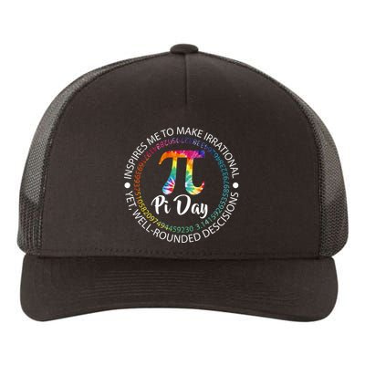 Pi Day Inspired To Make Irrational Choices Yupoong Adult 5-Panel Trucker Hat