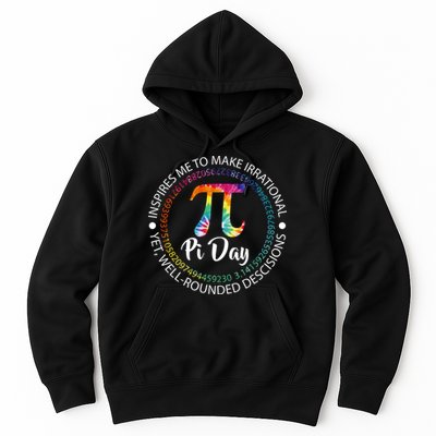 Pi Day Inspired To Make Irrational Choices Hoodie