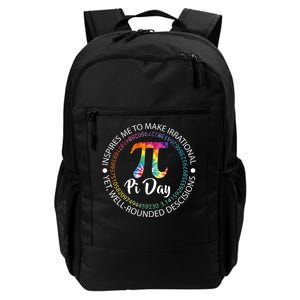 Pi Day Inspired To Make Irrational Choices Daily Commute Backpack