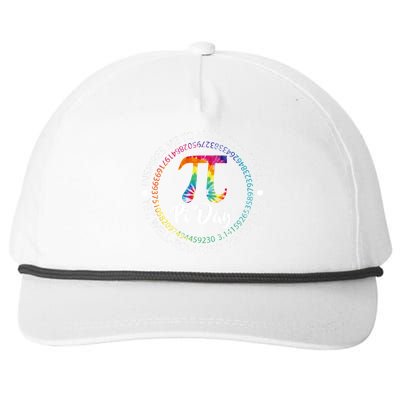 Pi Day Inspired To Make Irrational Choices Snapback Five-Panel Rope Hat