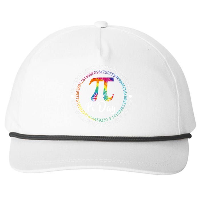 Pi Day Inspired To Make Irrational Choices Snapback Five-Panel Rope Hat