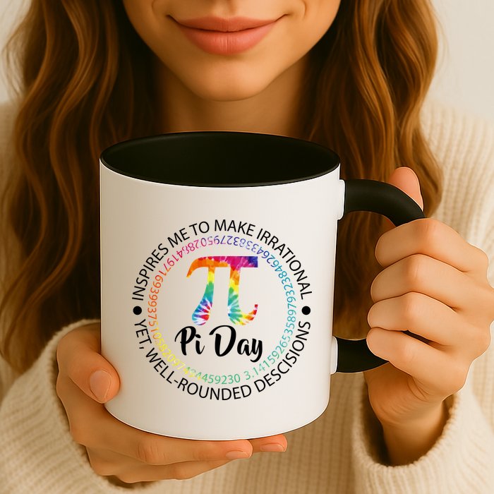 Pi Day Inspired To Make Irrational Choices Mug