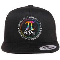 Pi Day Inspired To Make Irrational Choices Flat Bill Trucker Hat